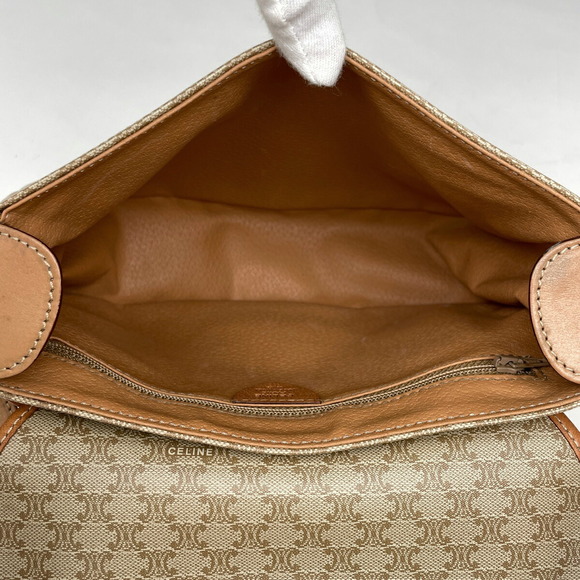 Celine Macadam Shoulder Bag beige brown - Picture 6 of 6
